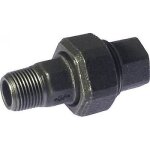 Union fonte conique m�le / femelle - filetage 15 / 21 noir codital