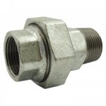 Union fonte conique m�le / femelle - filetage 20 / 27 noir codital