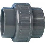 Union pvc pression femelle / femelle � coller - diam�tre 63 codital