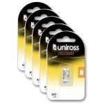 Uniross lot de 5 packs de 1 pile alcaline a23, gp23a, v23ga, lrv08, 8lr932, 8lr23, mn21, 12v Uniross lot de 5 packs de 1 pile alcaline a23, gp23a, v23ga, lrv08, 8lr932, 8lr23, mn21, 12v