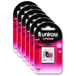 Uniross lot de 6 packs de 1 pile lithium 2cr5, 6v Uniross lot de 6 packs de 1 pile lithium 2cr5, 6v