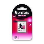 Uniross pack de 1 pile lithium 2cr5, 6v Uniross pack de 1 pile lithium 2cr5, 6v