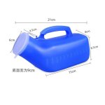 Urinoir grande capacit pour hommes, pot de nuit avec couvercle, portable, de 1200ml, bouteille d'urine, ...