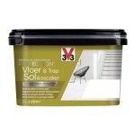 V33 rnovation perfection peinture sol & escalier blanc