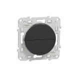 Va - et - vient et bouton - poussoir odace pour volet roulant 2 boutons anthracite - schneider electric ...