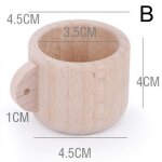 Vaisselle en bois, outils de table, thire, tasse a th, service a th, jeu de rle de fte de cuisine ...