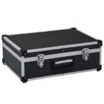 Valise à outils 46 x 33 x 16 cm noir aluminium Valise à outils 46 x 33 x 16 cm noir aluminium