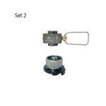 Valve de conversion de intercarge de rservoir de gaz de camping, adaptateur butane, conomiseur de gaz ...