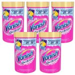 Vanish lot de 5 d�tachants oxi action poudre efficace d�s 20 pot de 1, 41 kg