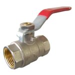 Vanne 1 / 4 tour double femelle � manette - 15x21