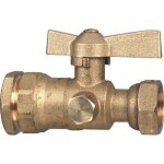 Vanne apr�s compteur � purge pour raccordement direct sur poly�thyl�ne Ø 32 �crou Ø 20 / 27 codital ...