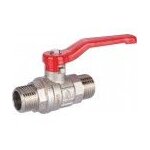 Vanne arrt 1 / 4 tour arrosage male male 3 / 4  20 x 27 cap vert