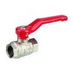 Vanne arrt eau laiton 1 / 4 tour femelle femelle 1 1 / 2 40 x 49 cap vert