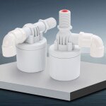 Vannes de contrle automatiques du niveau d'eau, filetage de 1 / 2 pouces, vannes  bille flottantes, ...
