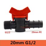 Vanne de contrle de l'eau barbel pour tuyau en pvc pe, vanne de commutation d'irrigation goutte  goutte ...