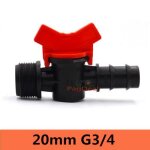 Vanne de contrle de l'eau barbel pour tuyau en pvc pe, vanne de commutation d'irrigation goutte  goutte ...