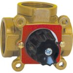Vanne mélangeuse laiton 3 voies à secteur Ø 15x21 thermador Vanne mélangeuse laiton 3 voies à secteur Ø 15x21 thermador
