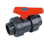 Vanne pvc � coller cap vert - diam�tre 50 mm