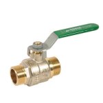 Vanne � sph�re passage int�gral pn25 nf acs poign�e plate verte m / m 1''1 / 4 (33x42) sferaco