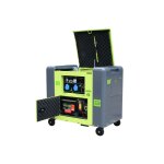 Varan motors - 92624 gnrateur lectrique diesel insonoris type panda groupe lectrogne 5. 5kw 230v ...
