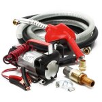 Varan motors - cyb150 pompe  fuel diesel gasoil 12v 40l / min 160w avec crpine, pistolet automatique ...