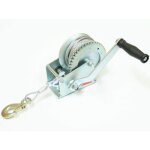 Varan motors - h1200 treuil manuel  manivelle 544 / 1088kg pour remorque, quad, bateau avec cable de ...