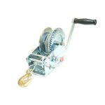 Varan motors - h2500 treuil manuel  manivelle 1100 / 2200kg pour remorque, quad, bateau avec cable de ...