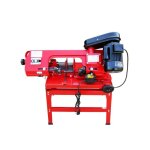 Varan motors - nemcb - 02 scie  ruban pour mtal 370w 230v avec support et tau + coupe angulaire verticale ...