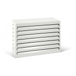 Varan motors - shwacc001 - wh cache climatisation en acier galvanis� blanc 90x40x60cm ¿ cache groupe ...