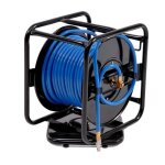 Varan motors - var - ahr - 01 dvidoir - enrouleur de tuyau pneumatique portable en acier 30m 12bar rotation ...