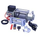 Varan motors - var - sc16800 treuil �lectrique 12v 7620kg 4200w, treuil � c�ble longueur 28m Ø12. 0mm ...