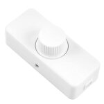 Variateur d'intensite led en ligne, variateur rotatif marche / arret integre et bouton de commande pour ...