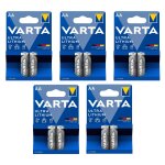 Varta lot de 5 blisters de 2 piles ultra lithium lr6 mignon aa Varta lot de 5 blisters de 2 piles ultra lithium lr6 mignon aa