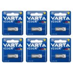 Varta lot de 6 piles alcaline  electronics  lrv08, v23ga, lr23a, mn21 - 12 volt