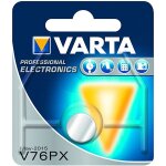 Pile bouton - sr44 / v76px - 1, 55v - oxyde d'argent varta