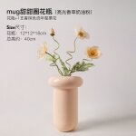Vase en cramique cratif salon composition florale dcoration dcoration de la maison table rcipient ...
