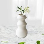 Vase en c�ramique en forme de fil irr�gulier, pot de fleur pour table, d�cor de f�te de mariage a la ...