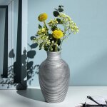 Vase a fleurs en c�ramique simple et moderne, accessoires de d�coration nordique pour la maison, vase ...