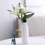 Vase a fleurs moderne en plastique blanc rose, panier de pot de fleur, dcoration nordique pour la maison, ...
