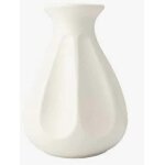 Vase a fleurs en plastique aspect c�ramique, blanc, incassable, style g�om�trique moderne et minimaliste, ...