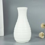 Vase a fleurs en plastique blanc, rose, bleu, moderne, pot de fleurs, panier nordique, dcoration de ...
