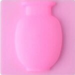 Vase a fleurs en silicone, facile a amovible, plante magique pour rfrigrateur, autocollants en caoutchouc, ...