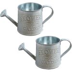 Vase  fleurs vintage arrosoir mini pot de fleurs en fer shabby chic dcoratif maison de campagne vase ...