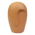 Vase nordique en c�ramique pour fleurs et plantes, pot de jardini�re a t�te sculpt�e, d�coration de table ...