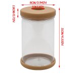 Vase a plantes hydroponiques vintage terrarium, dispositif transparent avec cadre en bois et plantes ...