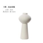 Vase zen d'art minimaliste fait a la main, dcoration en cramique, modle de salon, dcoration de la ...