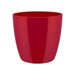 Vaso brussels diamond round 25cm lovely red elho