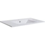 Vasque en c�ramique l. 80 cm � encastrer