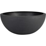 Vasque graphit 40 - anthracite - 40x16. 5 14. 9l - eda plastiques - intrieur et extrieur