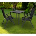 Vcm set de meubles de jardin en alu verre ensemble de jardin ensemble de salle a manger table chaises ... Vcm set de meubles de jardin en alu verre ensemble de jardin ensemble de salle a manger table chaises ...